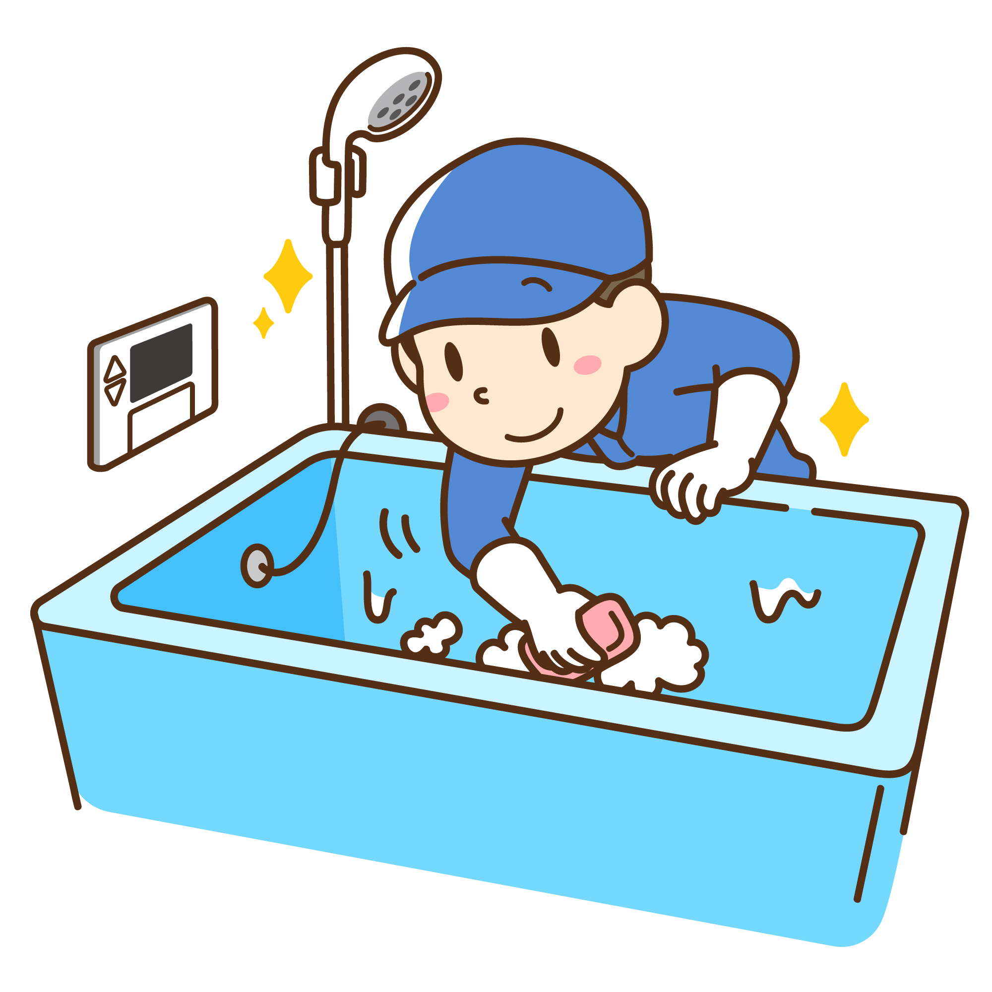 浴槽クリーニングの画像